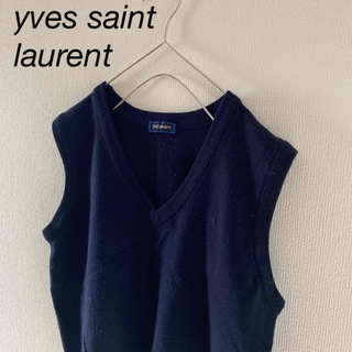 イヴサンローラン(Yves Saint Laurent)のYVESSAINTLAURENTイブサンローランベストメンズLlパープル紫Y2K(ベスト)
