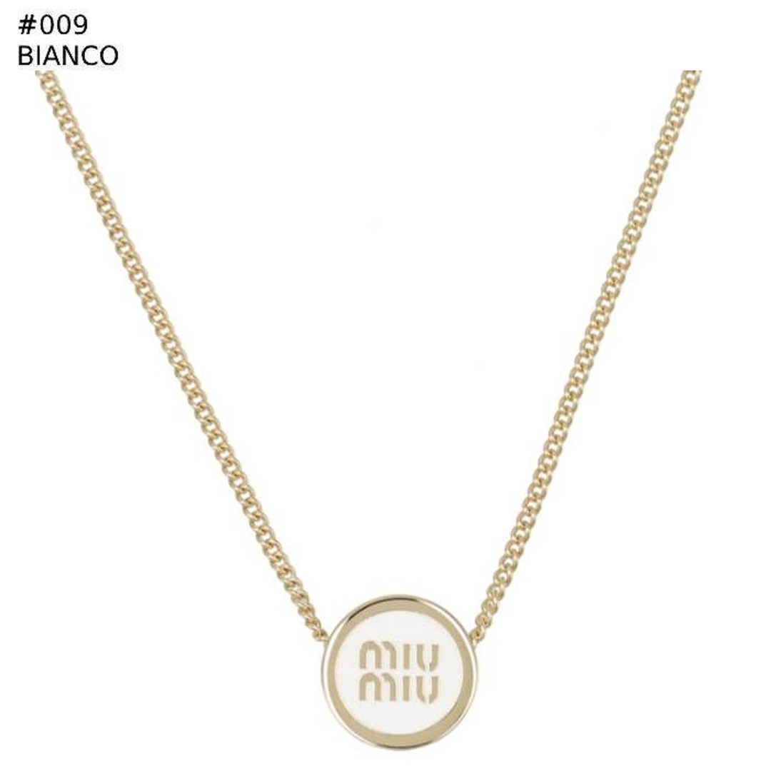 MIU MIU - ミュウミュウ MIU MIU ネックレス ロゴ エナメル MIU MIU - ミュウミュウ MIU MIU ネックレス ロゴ エナメル