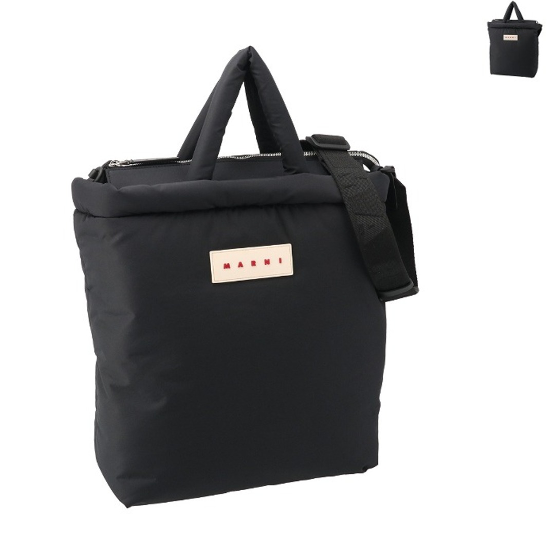MARNI - マルニ MARNI トートバッグ PUFF N/S ハンドバッグ 縦型 MARNI - マルニ MARNI トートバッグ PUFF N/S ハンドバッグ 縦型