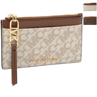 マイケル マイケル コース MICHAEL MICHAEL KORS カードケース トップジップ スモール EMPIRE SM フラグメントケース ミニ財布 小銭入れ カードホルダー 2024年春夏新作 34H3G8ED1B 0005 