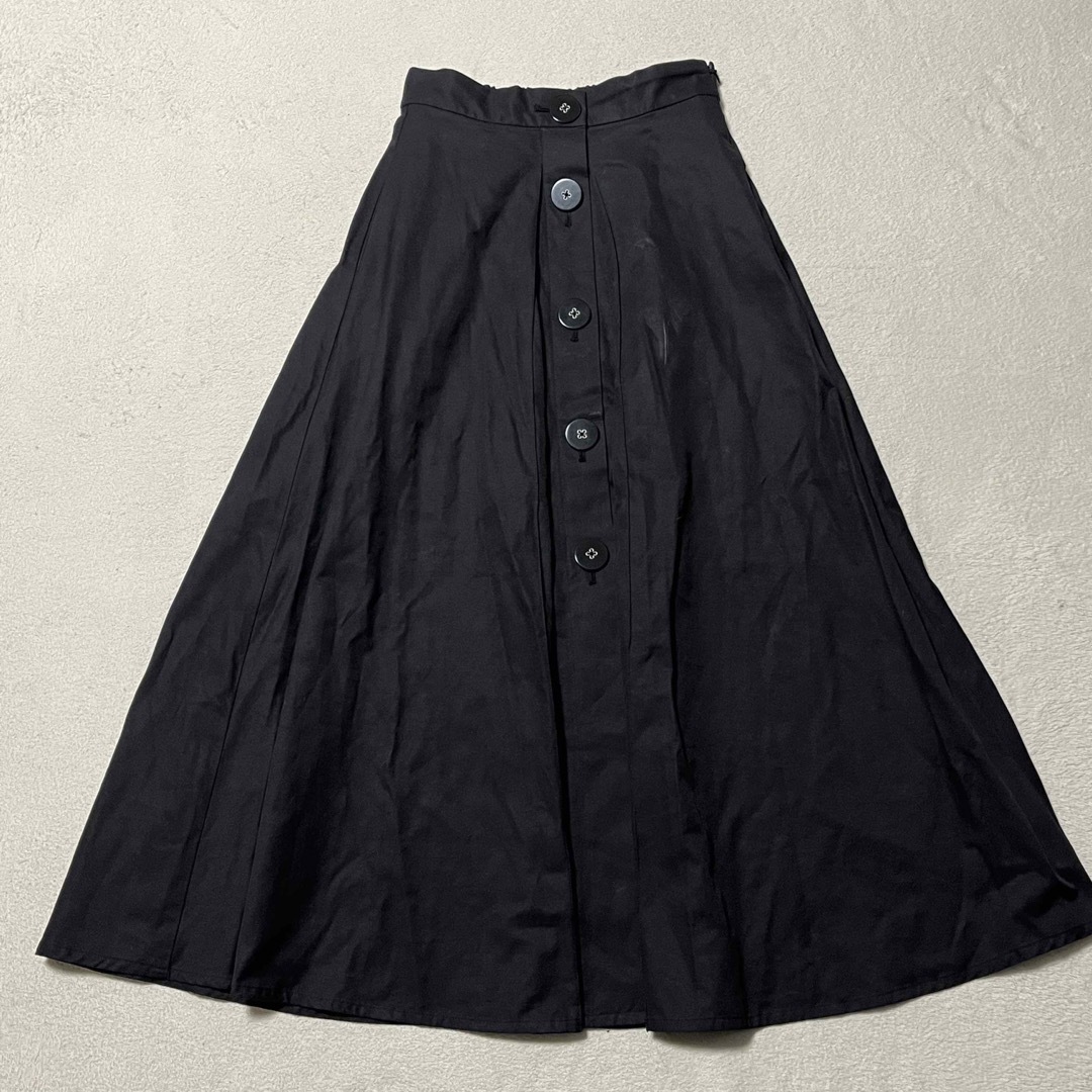 KBF(ケービーエフ)のケービーエフ KBF ♡ロングスカート　左右ポケット付き　黒　F 即発送 レディースのスカート(ロングスカート)の商品写真