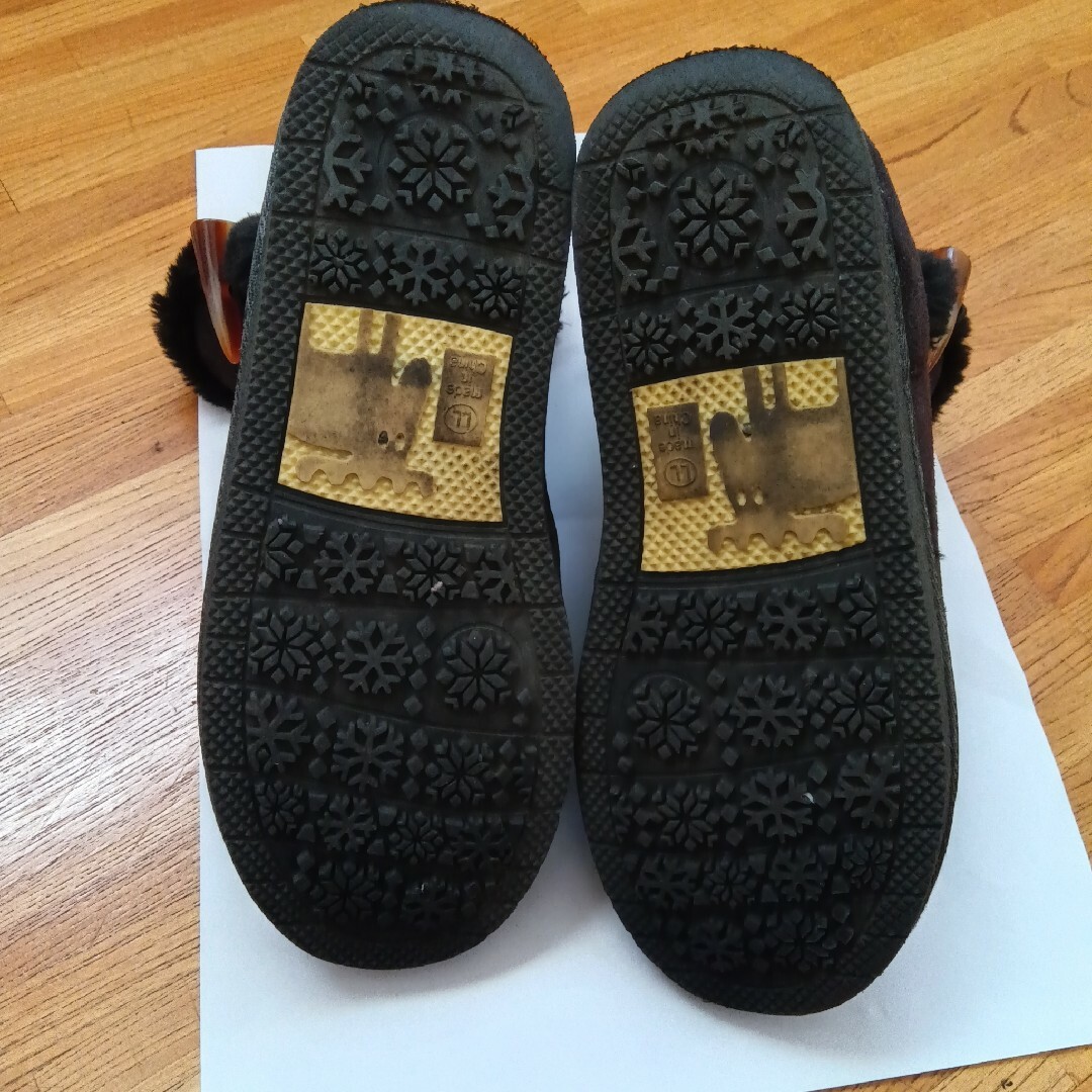 moz(モズ)のmoz 黒ブーツ レディースの靴/シューズ(ブーツ)の商品写真