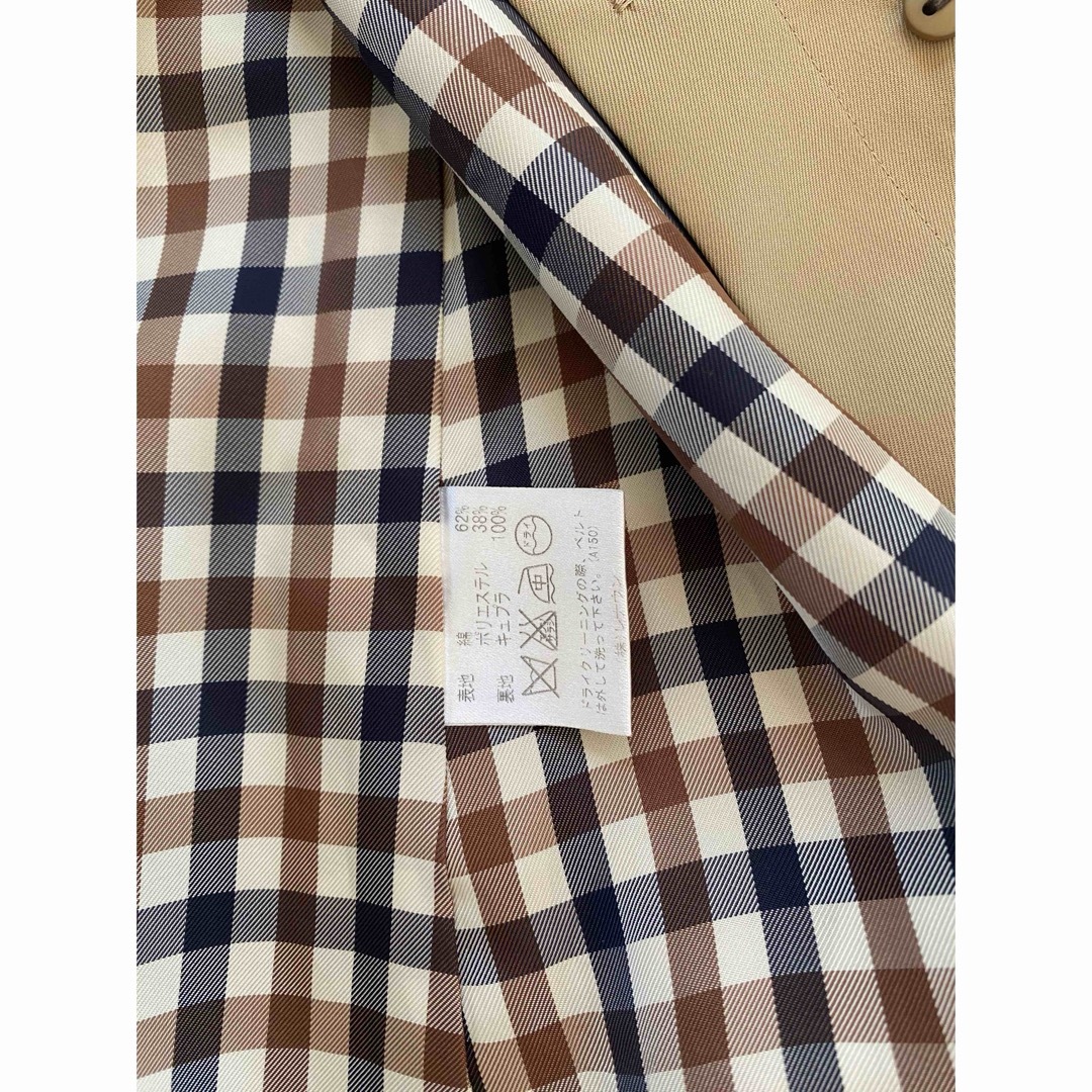 Aquascutum アクアスキュータム トレンチコート ライナー(青 Aquascutum アクアスキュータム トレンチコート ライナー(青