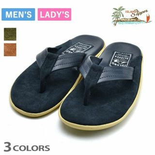 アイランドスリッパ(ISLAND SLIPPER)の【ARMY】アイランドスリッパ トングサンダル メンズ レディース レザーサンダル スエード ISLANDSLIPPER TWO TONE SUEDE THONG【送料無料】(サンダル)