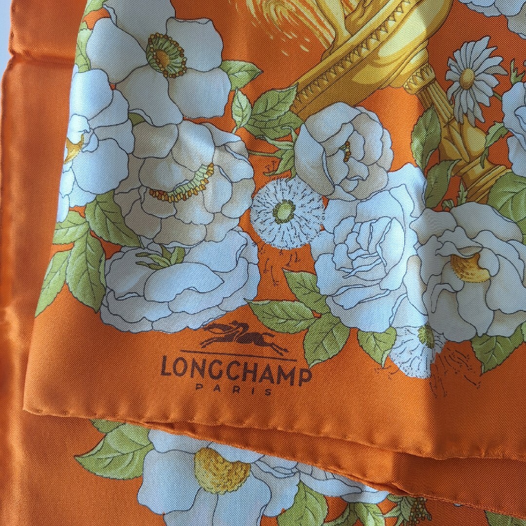 LONGCHAMP(ロンシャン)のLONGCHAMP　スカーフ ハンドメイドのファッション小物(スカーフ)の商品写真