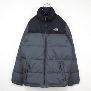 ザノースフェイス(THE NORTH FACE)のノースフェイス　ヌプシダウンジャケット　黒　グレー　M　アウター　ジャンバー(ダウンジャケット)