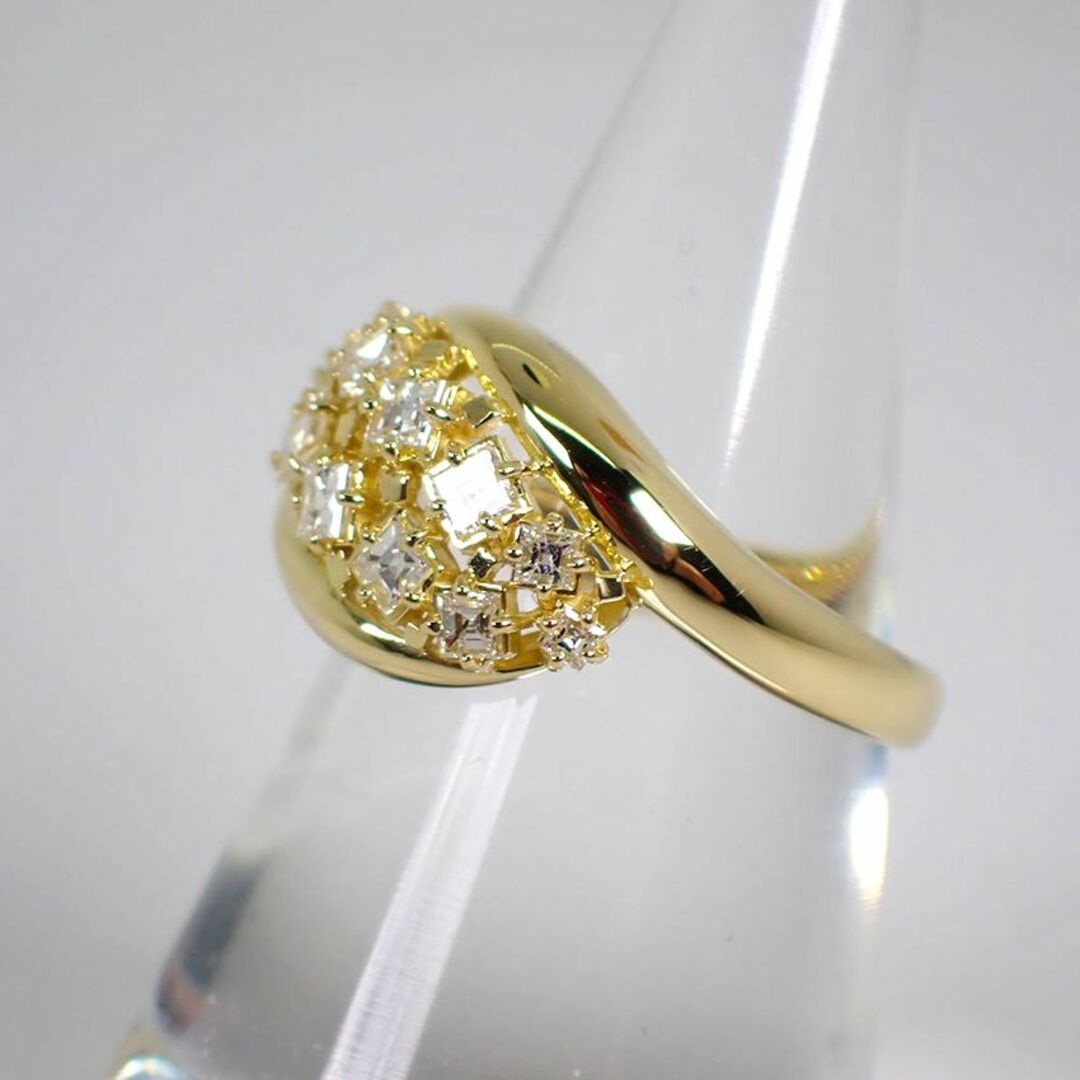 K18 ダイヤモンド/0.51ct リング 11.5号[g225-42］ レディースのアクセサリー(リング(指輪))の商品写真