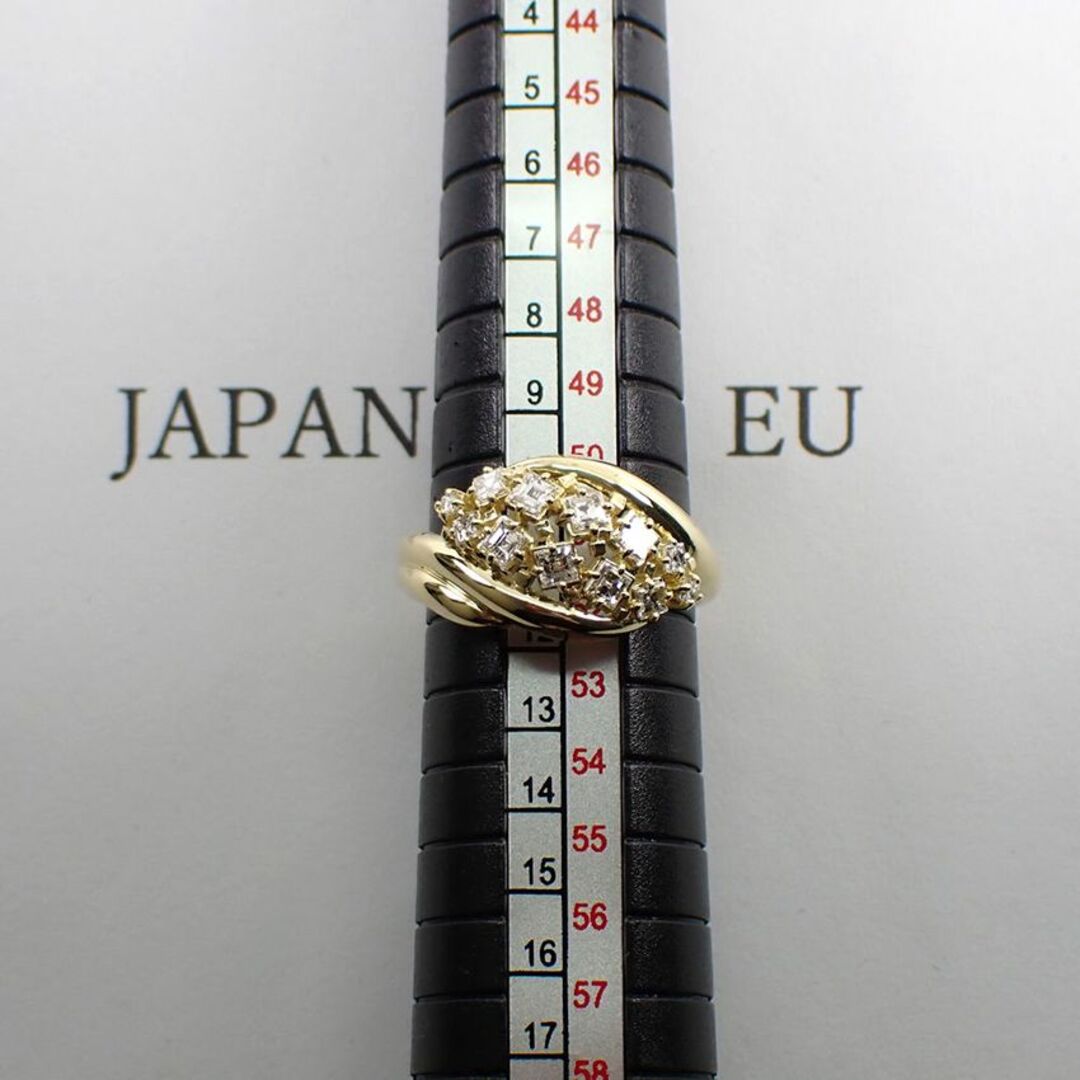 K18 ダイヤモンド/0.51ct リング 11.5号[g225-42］ レディースのアクセサリー(リング(指輪))の商品写真