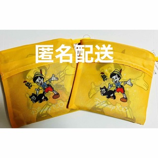 ディズニー(Disney)の２個セット‼︎ ピノキオ ディズニー100 エコバッグ 折りたたみ(エコバッグ)