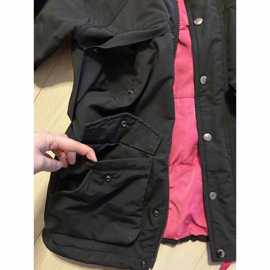 X-girl(エックスガール)のX-girl アウター　黒　ピンク レディースのジャケット/アウター(ブルゾン)の商品写真