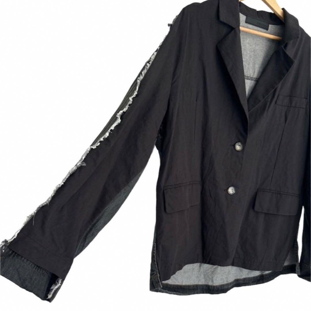 MICALLE MICALLE(ミカーレミカーレ)の❤️MICALLEMICALLE❤️ミカーレミカーレコットン✖︎デニムジャケット レディースのジャケット/アウター(Gジャン/デニムジャケット)の商品写真