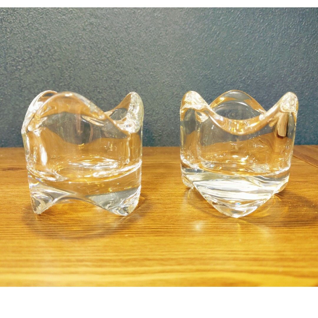 キャンドルホルダー　ガラス　5個セット コスメ/美容のリラクゼーション(キャンドル)の商品写真