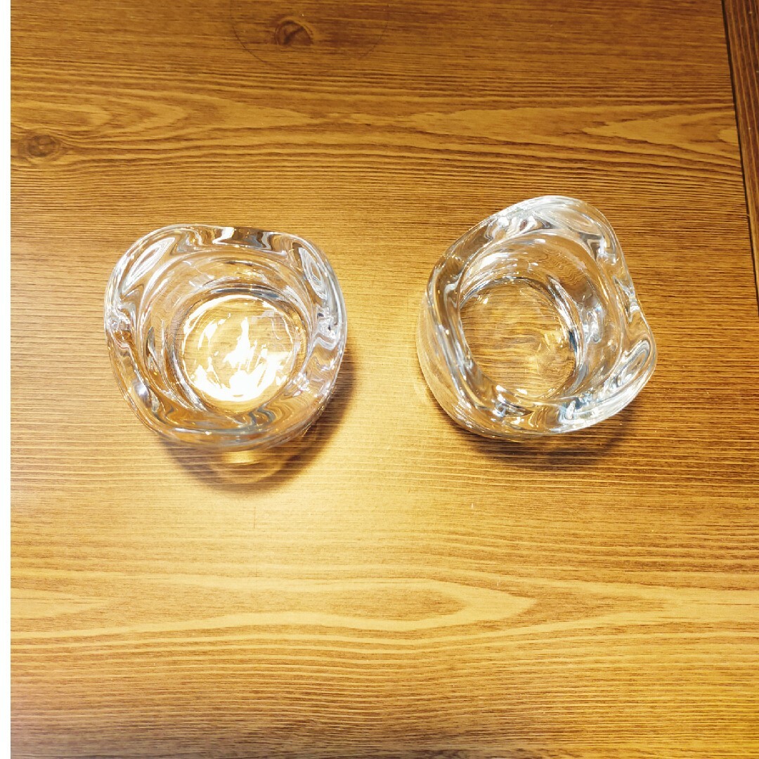 キャンドルホルダー　ガラス　5個セット コスメ/美容のリラクゼーション(キャンドル)の商品写真