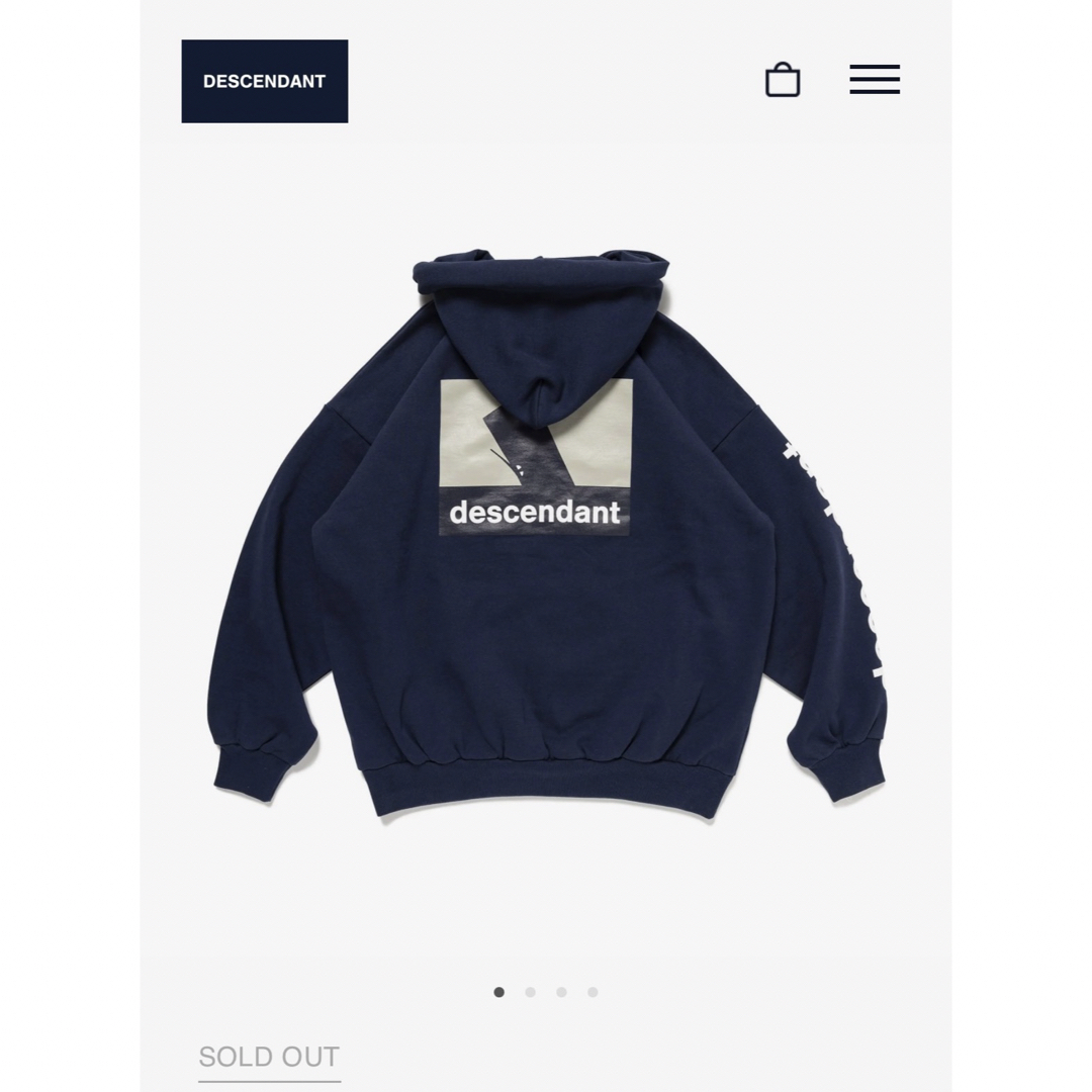 DESCENDANT(ディセンダント)のDESCENDANT SPYHOP HOODY メンズのトップス(パーカー)の商品写真