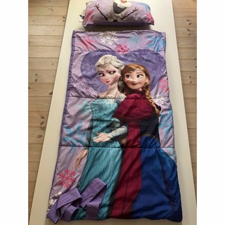 アナトユキノジョオウ(アナと雪の女王)のコストコ　アナと雪の女王　寝袋　枕セット(寝袋/寝具)