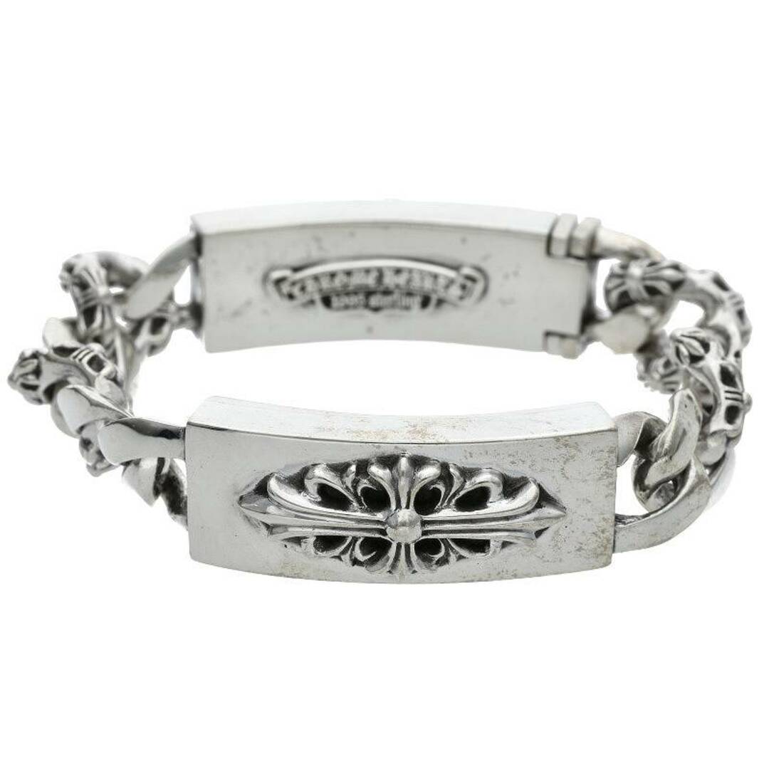 Chrome Hearts(クロムハーツ)のクロムハーツ  ID DBL FLRL DGGR/ダブルIDフローラルダガー シルバーブレスレット メンズ メンズのアクセサリー(ブレスレット)の商品写真