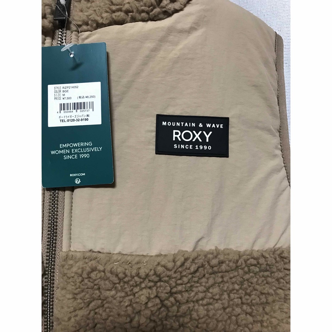 Roxy(ロキシー)のROXY ロキシーボアベスト⭐︎新品 レディースのジャケット/アウター(ダウンベスト)の商品写真