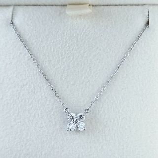 ヴァンドームアオヤマ(Vendome Aoyama)のヴァンドーム青山 ダイヤモンド カローラ ネックレス Pt950 0.27ct(ネックレス)