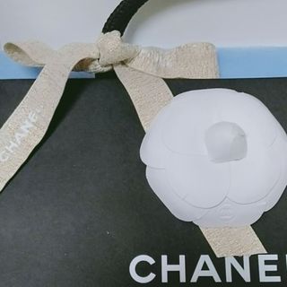 シャネル(CHANEL)の「ショップ袋⑩」シャネルショップ袋＆カメリア＆リボン🎀(ノベルティグッズ)