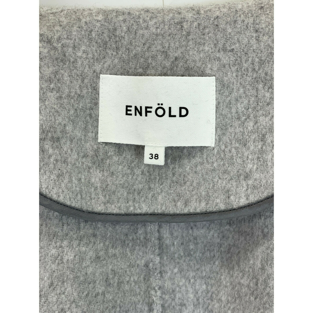ENFOLD - エンフォルド 300CA830-1640 グレー ケープ Aライン ENFOLD - エンフォルド 300CA830-1640 グレー ケープ Aライン