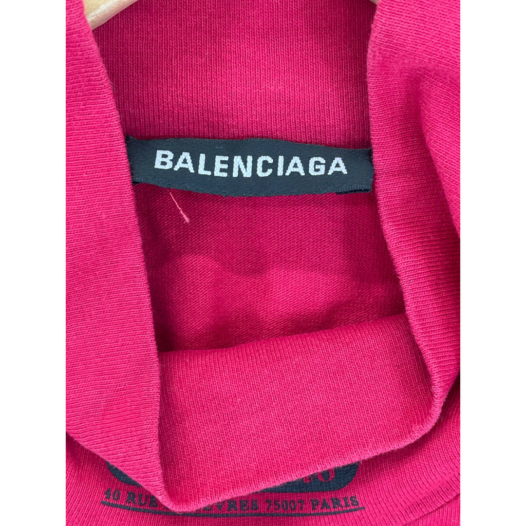 Balenciaga(バレンシアガ)のバレンシアガ 19AW 594582 レッド Multi Logo Turtle Neck ロンT XS メンズのトップス(その他)の商品写真