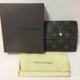 ルイヴィトン(LOUIS VUITTON)の【鑑定済】LOUIS VUITTON  Wホック 財布 二つ折財布 (財布)