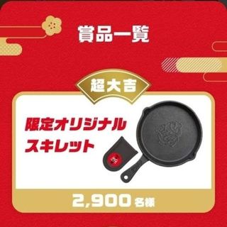 コカコーラ(コカ・コーラ)のコカコーラ バヤシの肉みくじキャンペーン スキレット＆ハンドルカバーセット(鍋/フライパン)