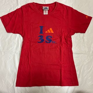 アディダス(adidas)のadidas 半袖tシャツ 赤(Tシャツ(半袖/袖なし))