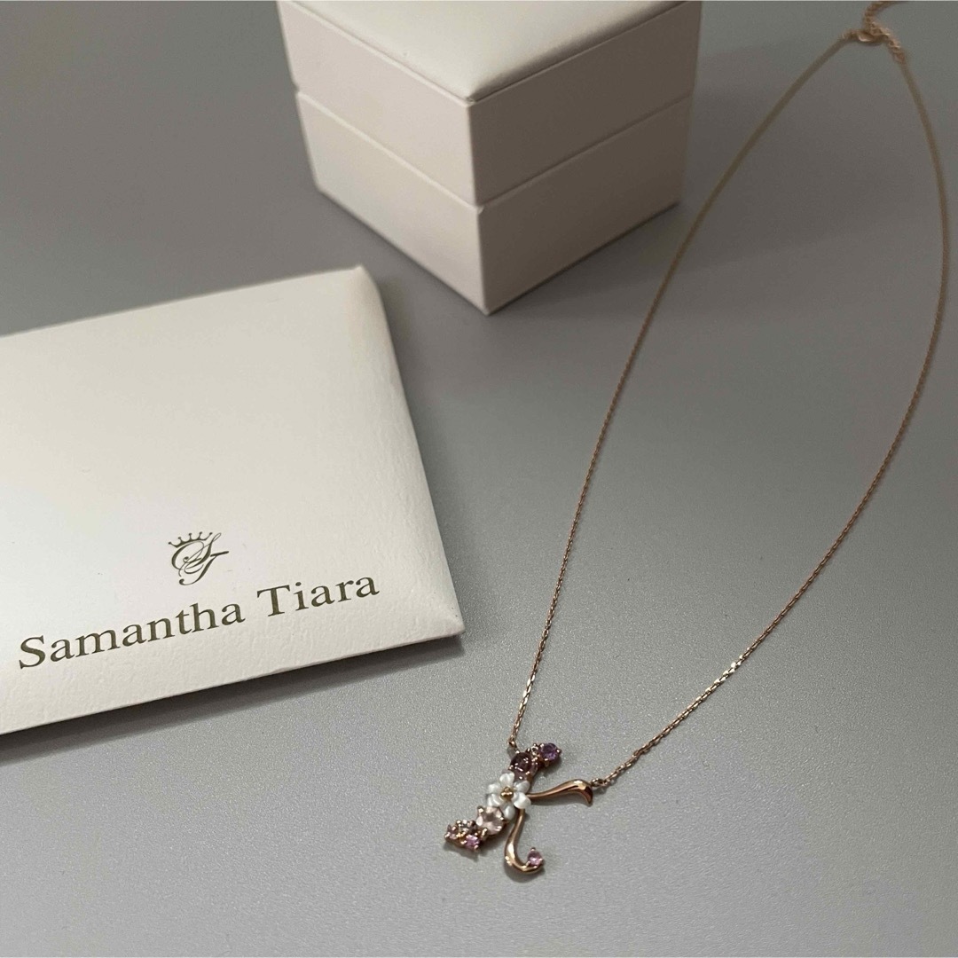 Samantha tiara 18K イニシャルネックレス