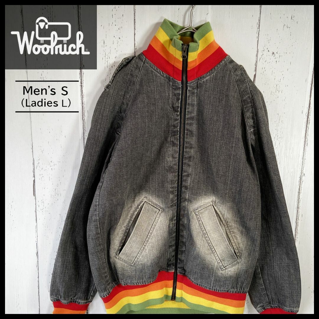 WOOLRICH(ウールリッチ)のウールリッチ WOOLRICH デニムジャケット Gジャン ジップアップ L レディースのジャケット/アウター(Gジャン/デニムジャケット)の商品写真