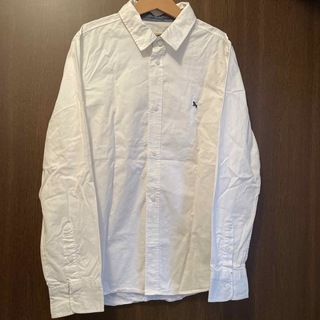 エイチアンドエム(H&M)のコットン白シャツ　150(ドレス/フォーマル)