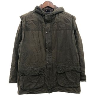 バーブァー(Barbour)のBarbour バブアー CLASSIC DURHAM JKT オイルドジャケット アウター ユーロ カーキ (メンズ 42) 中古 古着 P6830(その他)