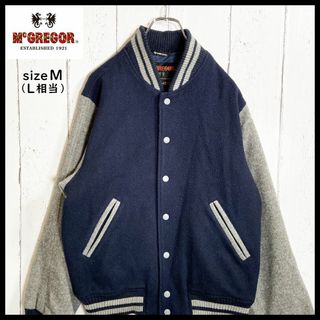 McGREGOR - 90s 古着 McGREGOR メルトンウールスタジャン ウール McGREGOR - 90s 古着 McGREGOR メルトンウールスタジャン ウール