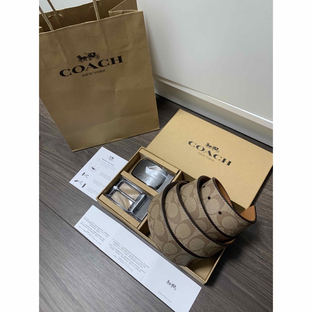 COACH ベルト 紙袋 ラッピング付き 新品未使用