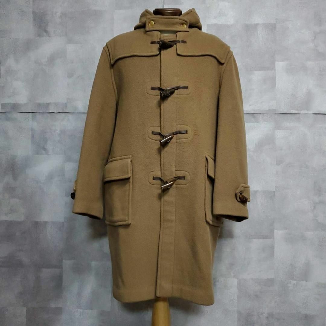 BURBERRY(バーバリー)の美品 XL バーバリー スペシャリティ ダッフルコート ウール100 茶 トグル メンズのジャケット/アウター(ダッフルコート)の商品写真