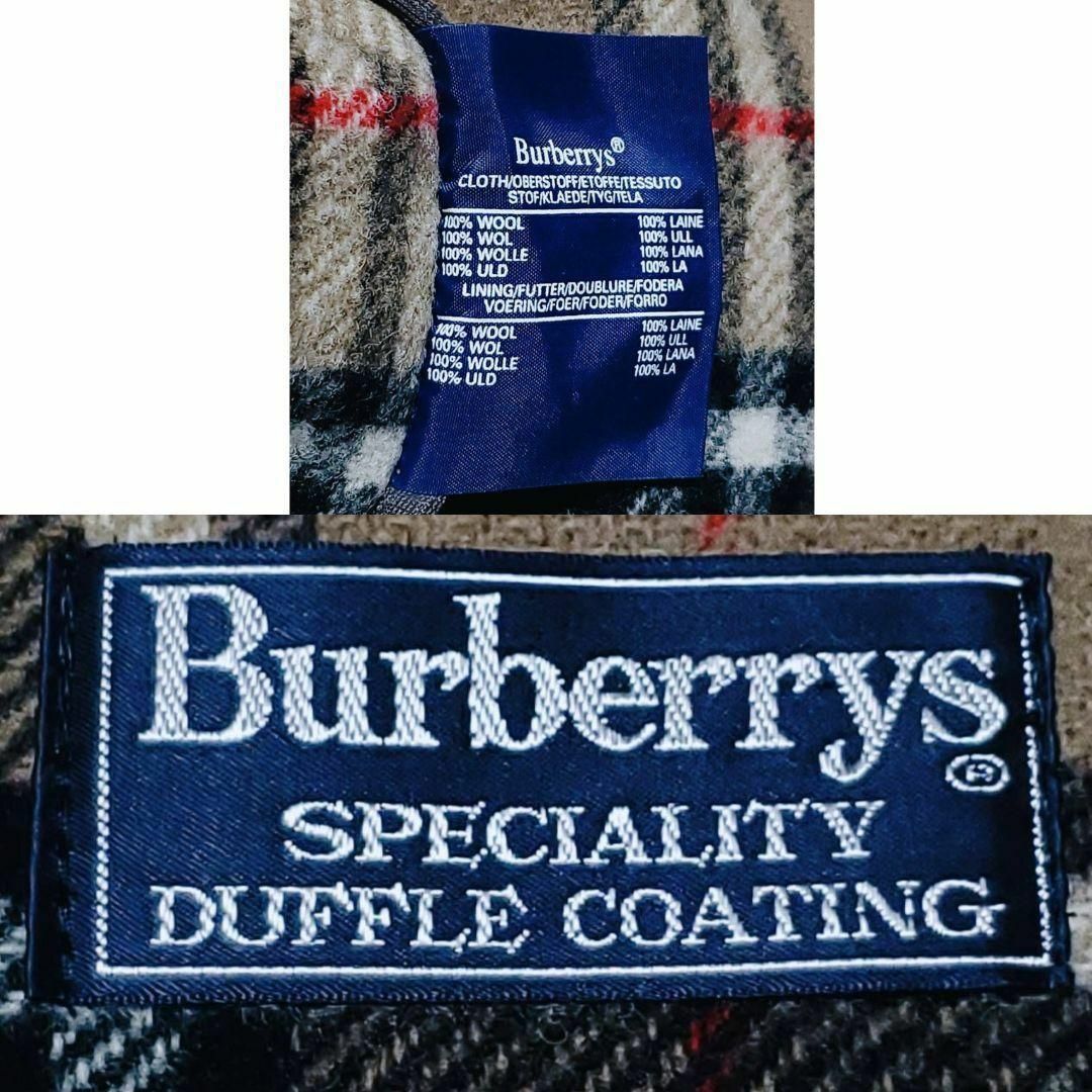 BURBERRY(バーバリー)の美品 XL バーバリー スペシャリティ ダッフルコート ウール100 茶 トグル メンズのジャケット/アウター(ダッフルコート)の商品写真