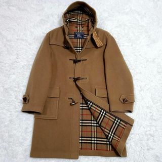 バーバリー(BURBERRY)の美品 XL バーバリー スペシャリティ ダッフルコート ウール100 茶 トグル(ダッフルコート)