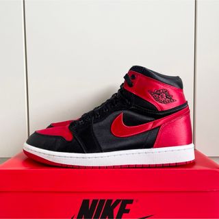 ジョーダン(Jordan Brand（NIKE）)のJordan 1 Satin Bredジョーダン1 サテンブレッド NIKE(スニーカー)