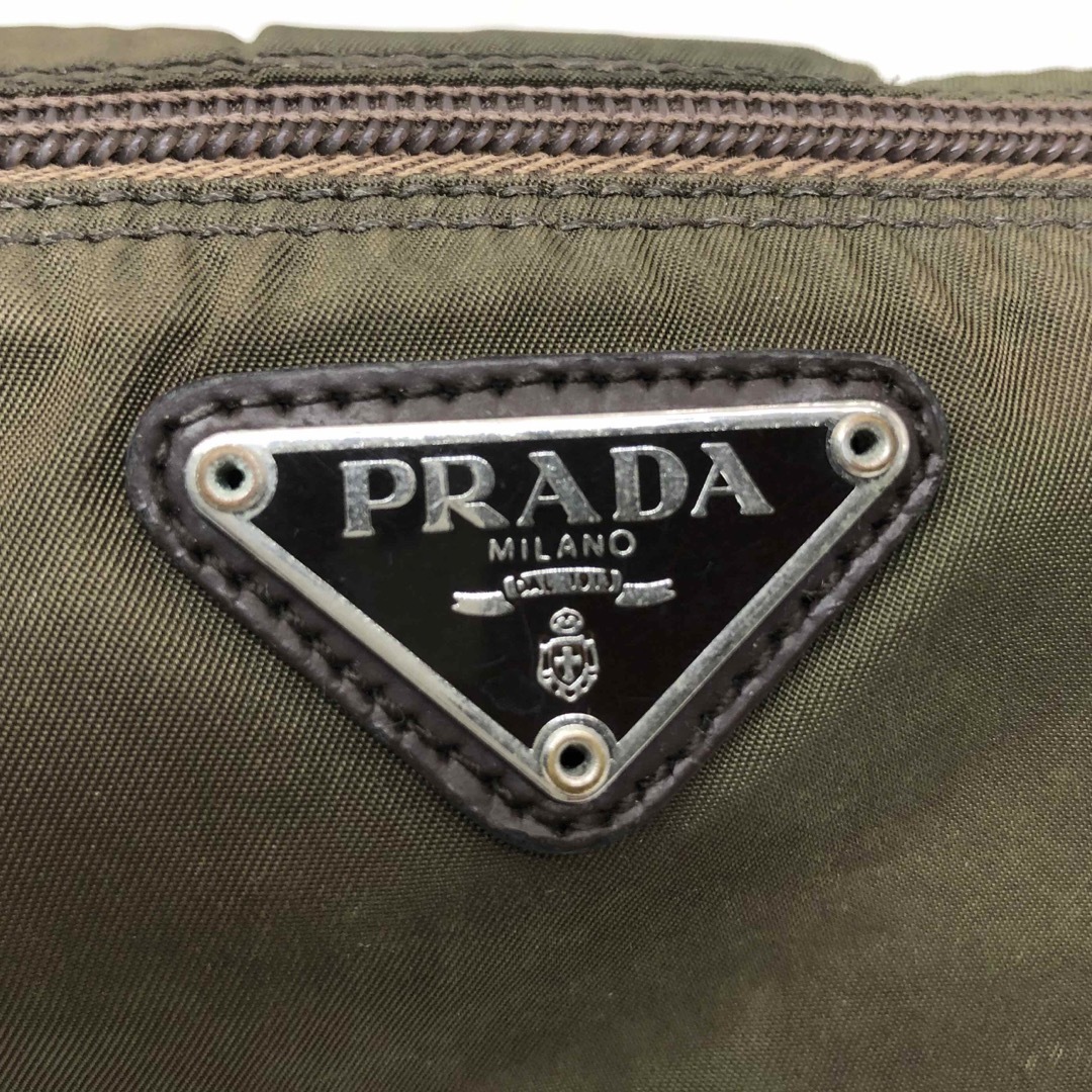 PRADA(プラダ)のPRADA プラダ　ナイロンポーチ　化粧ポーチ　白タグ8 レディースのファッション小物(ポーチ)の商品写真