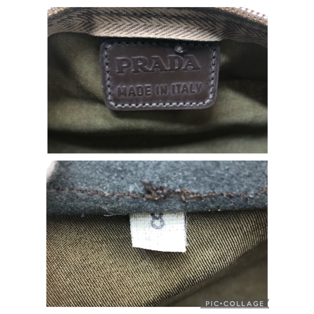 PRADA(プラダ)のPRADA プラダ　ナイロンポーチ　化粧ポーチ　白タグ8 レディースのファッション小物(ポーチ)の商品写真