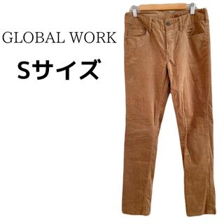 グローバルワーク(GLOBAL WORK)の【美品】グローバルワーク ブラウン パンツ 大人可愛い  S(カジュアルパンツ)