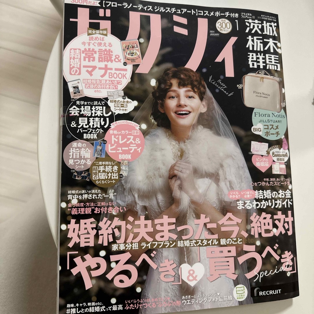 ゼクシィ茨城栃木群馬 2024年 01月号 [雑誌] エンタメ/ホビーの雑誌(結婚/出産/子育て)の商品写真