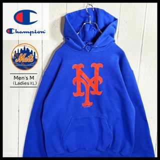 チャンピオン(Champion)のChampion チャンピオン MLB ニューヨーク メッツ パーカー M 青(パーカー)