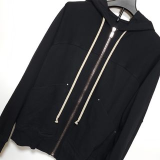 Rick Owens リックオウエンス 18AW HOODED SWEATSHIRT フーデッドスウェットシャツ RU18F1285-BA ブラック