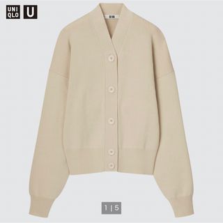 UNIQLO - タグ付き新品 異素材チュニックロングカーディガンの通販 by