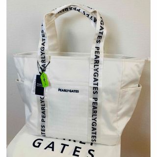 パーリーゲイツ(PEARLY GATES)の新品 パーリーゲイツ  【定番】ロッカーバッグ 白 PEARLY GATES(バッグ)