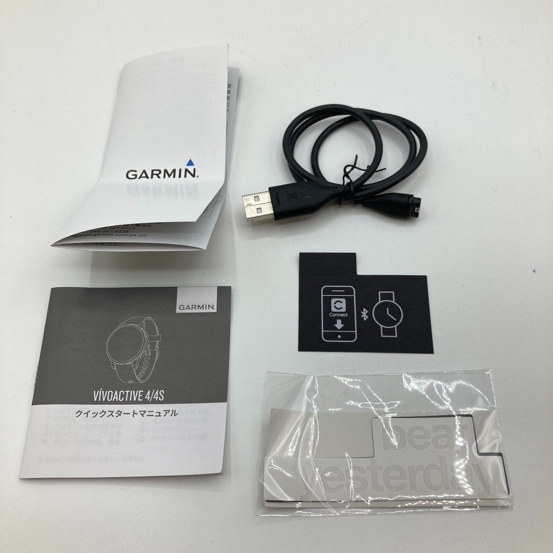 ◎◎GARMIN ガーミン vivoactive 4 GPSスマートウォッチ Black Slate 010-02174-17 スマホ/家電/カメラのスマホ/家電/カメラ その他(その他)の商品写真