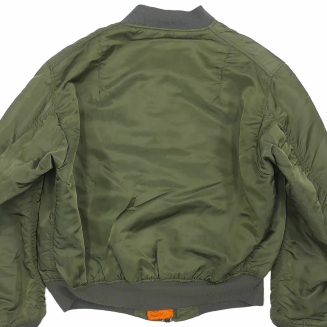 美品☆希少カラー 90s USA製 ALPHA MA-1 みあたり シルバー S C666 美品☆希少カラー 90s USA製 ALPHA MA-1 みあたり シルバー S C666