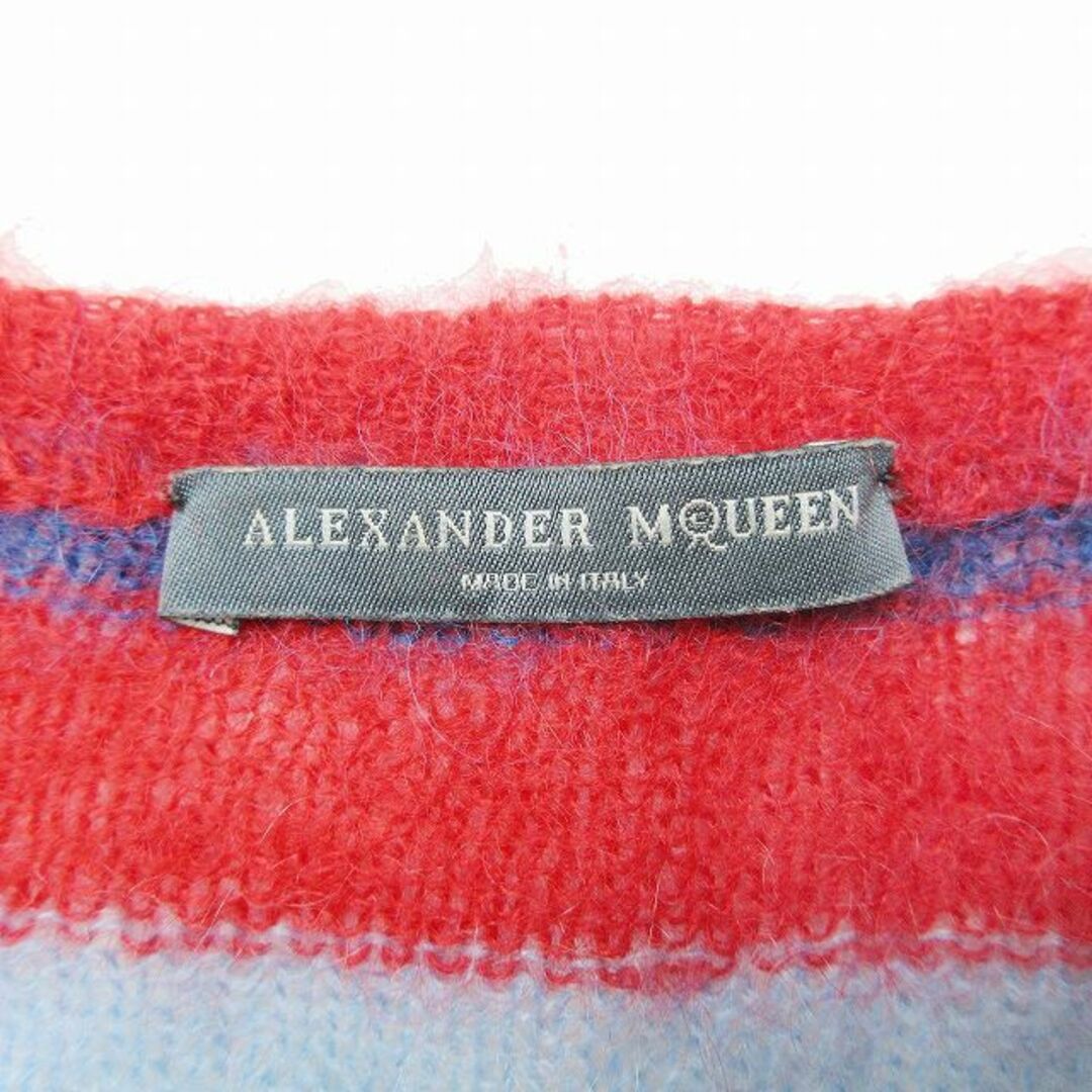 Alexander McQueen(アレキサンダーマックイーン)のアレキサンダーマックイーン マルチカラー モヘア ワンピース チュニック M レディースのワンピース(ひざ丈ワンピース)の商品写真