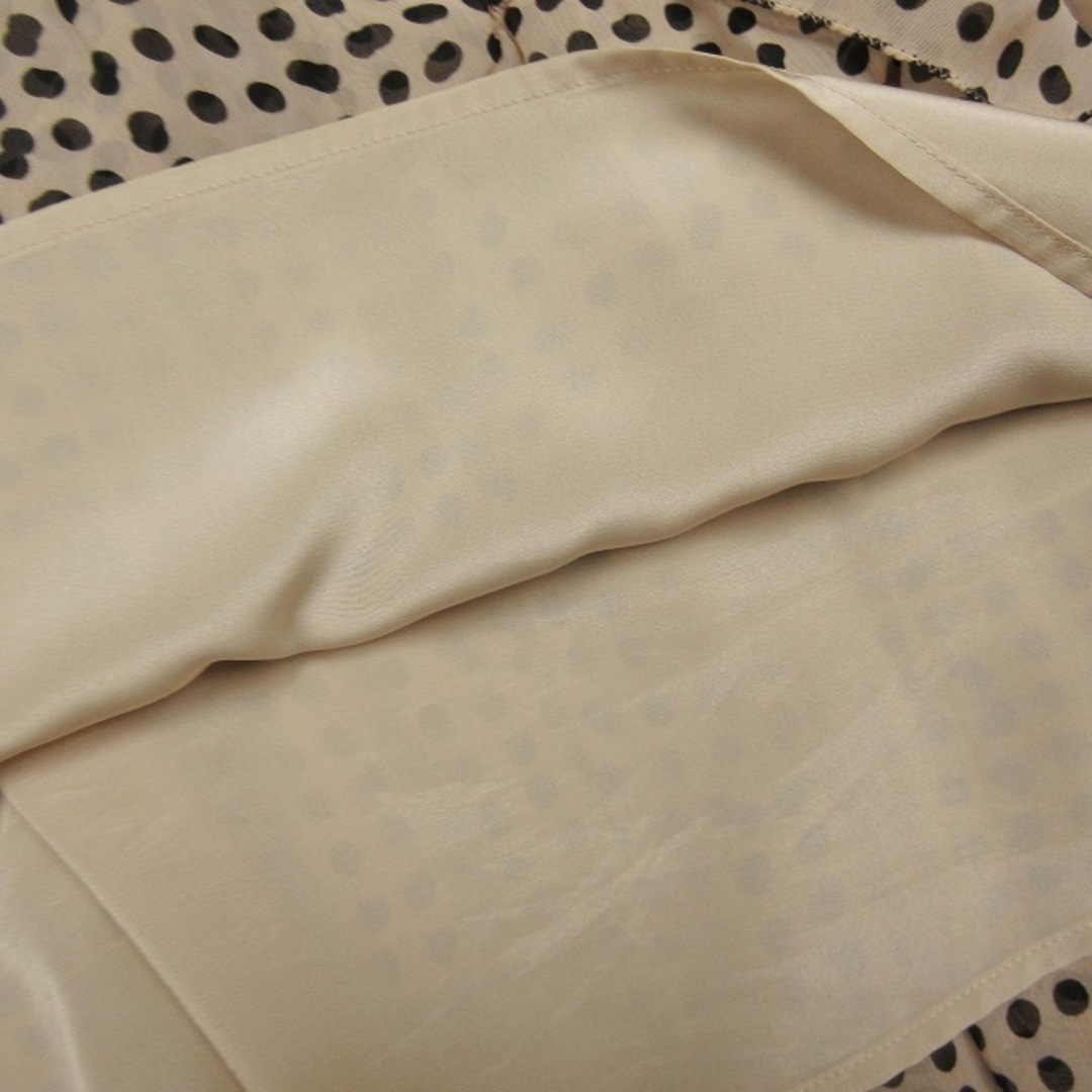 EPOCA(エポカ)のエポカ EPOCA シフォン ドット フレア スカート ハーフ ひざ丈 ギャザー レディースのスカート(ひざ丈スカート)の商品写真